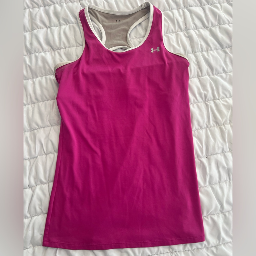 Under Armour Fuchsia Athletic Tank